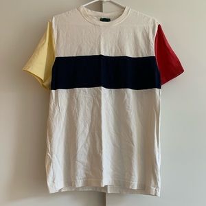 J Crew color block T